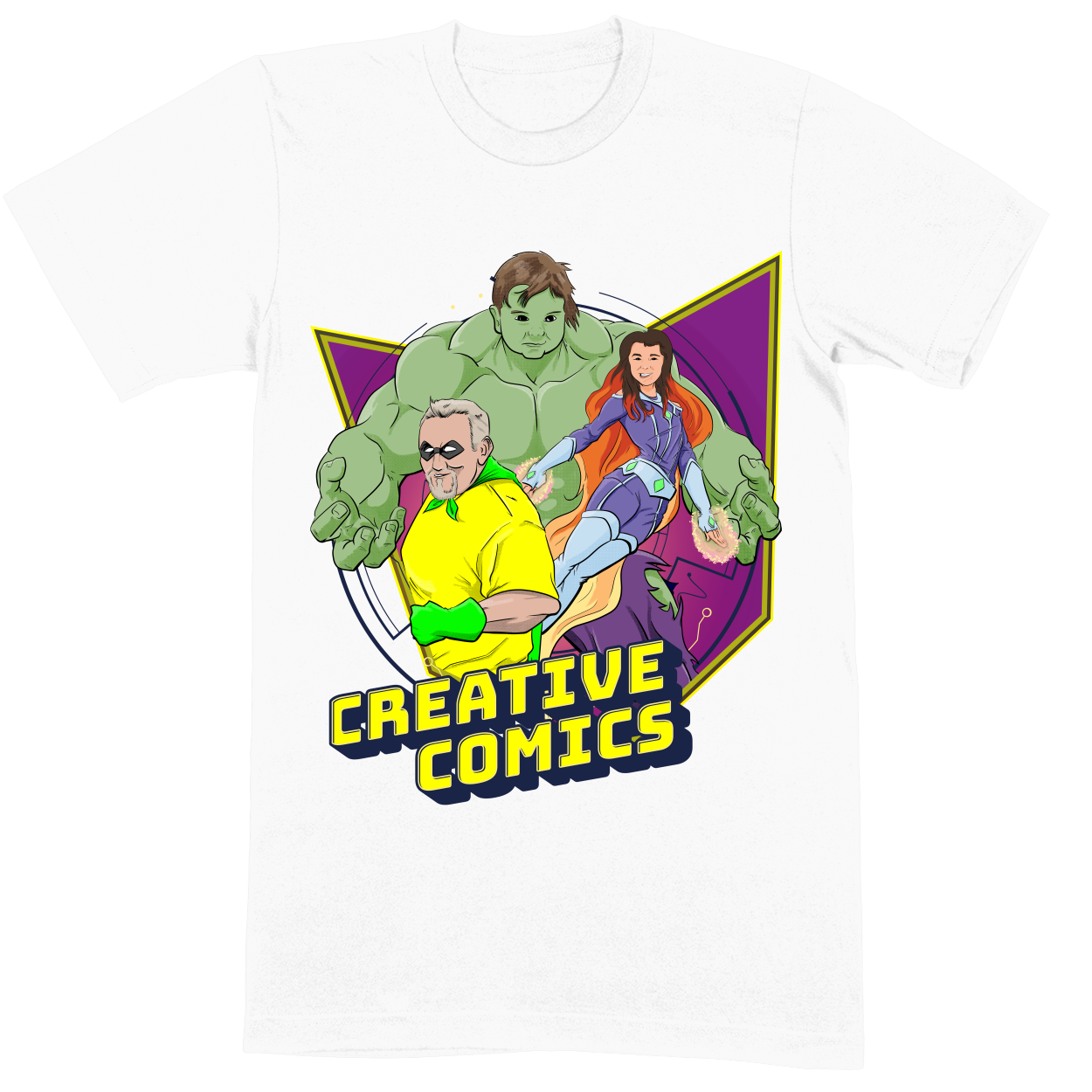 Premium Soft Unisex T-shirt - White - front***White|||Premium Soft Unisex T-shirt