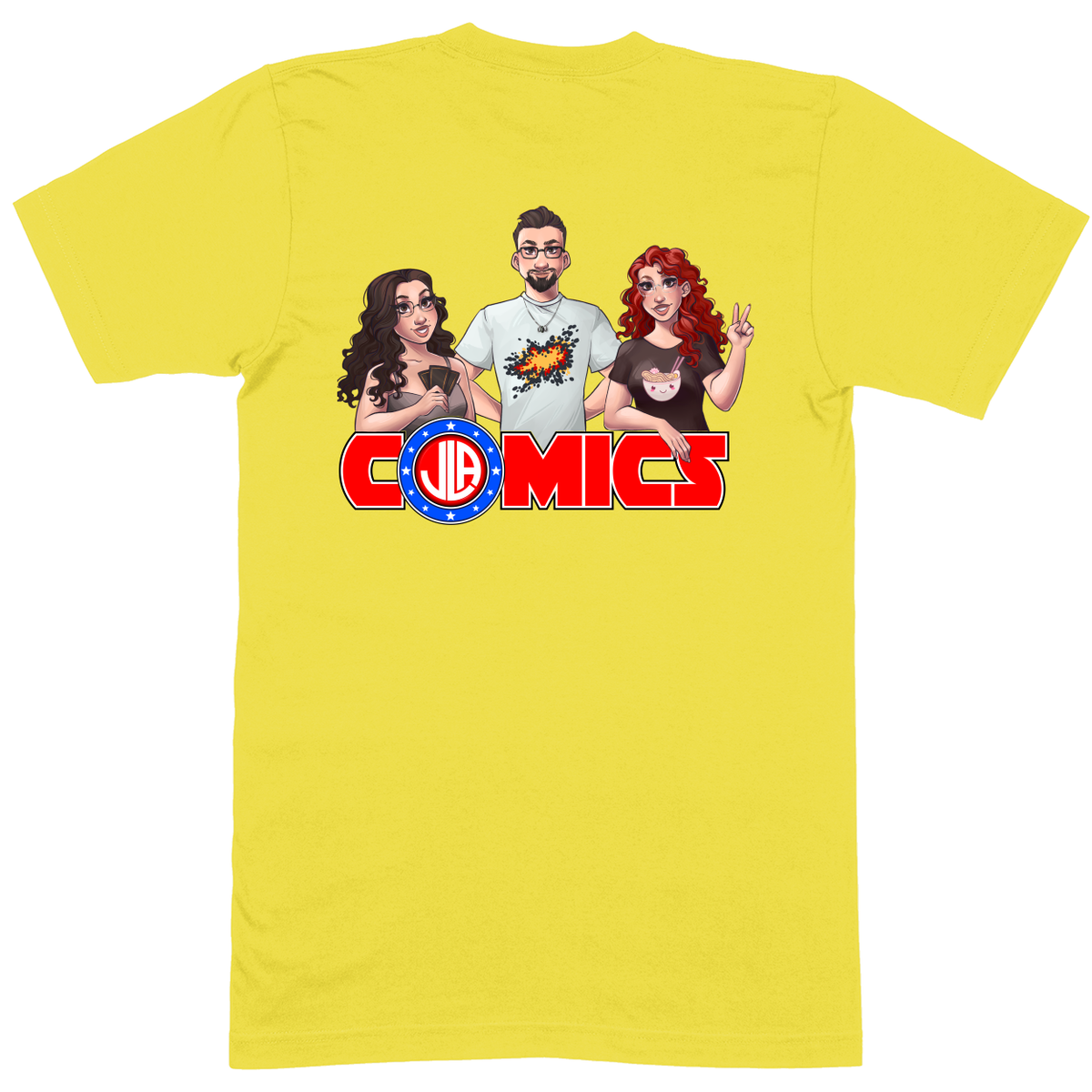 Premium Soft Unisex T-shirt - Yellow - back