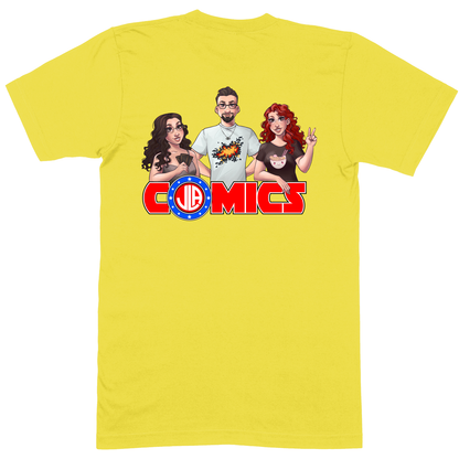 Premium Soft Unisex T-shirt - Yellow - back