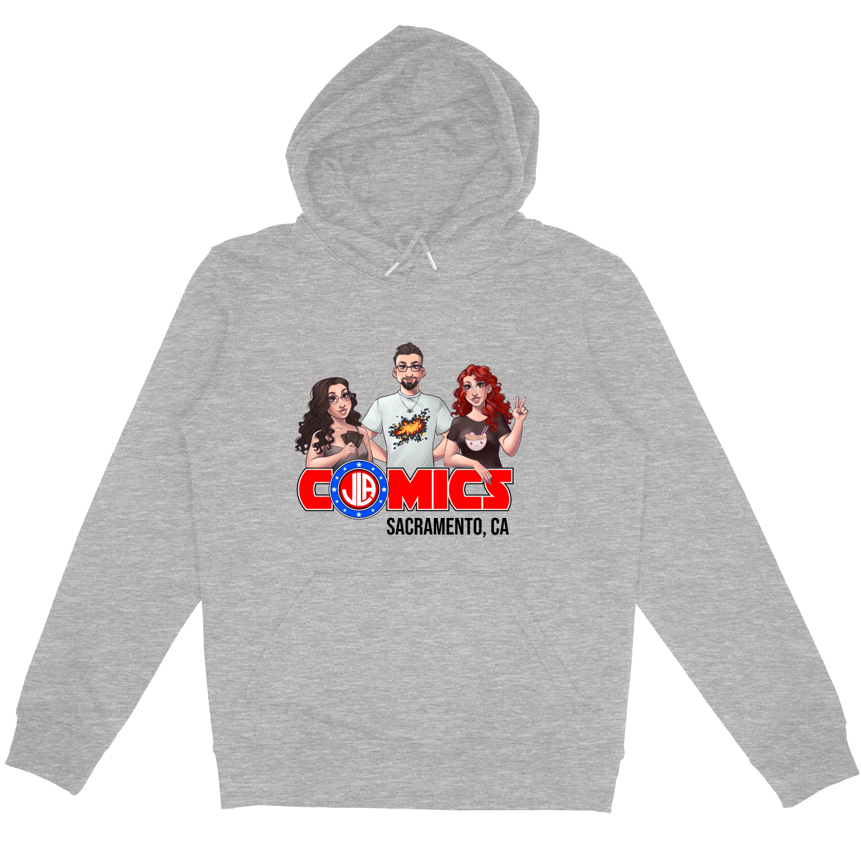 Pullover Hoodie - Athletic Heather - front