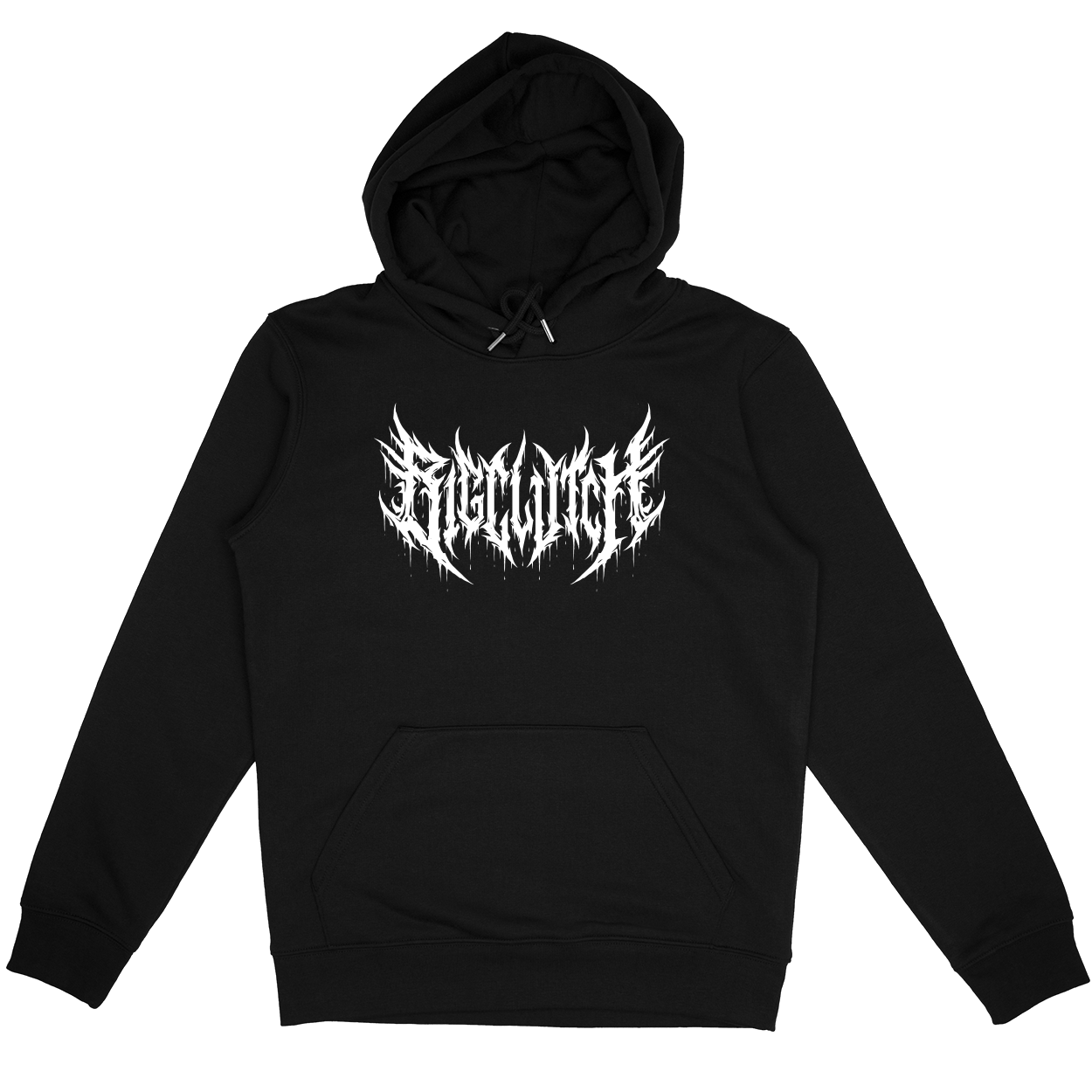 Pullover Hoodie - Black - front
