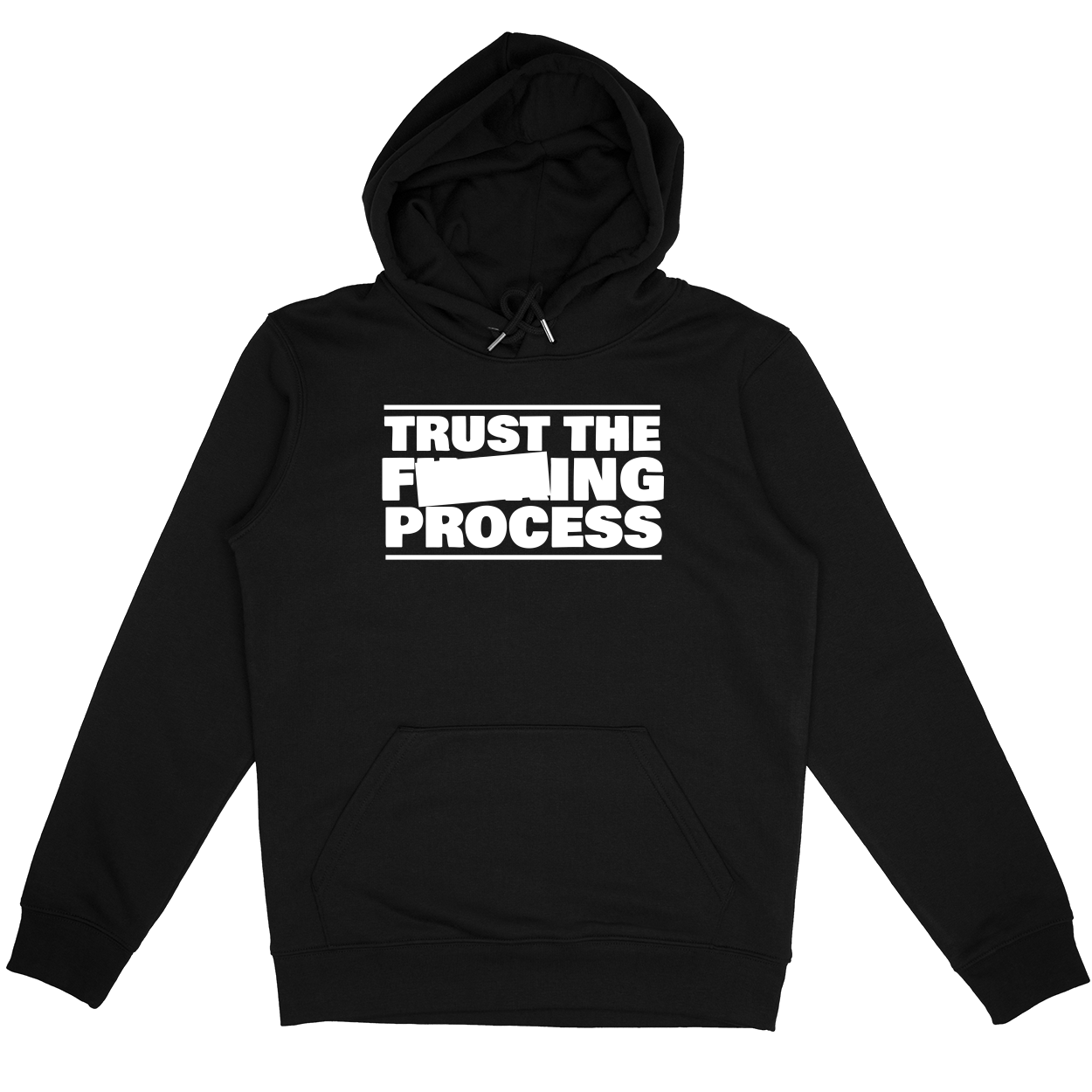 Pullover Hoodie - Black - front