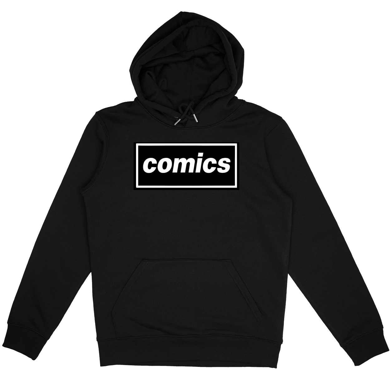 Pullover Hoodie - Black - front