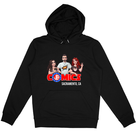 Pullover Hoodie - Black - front