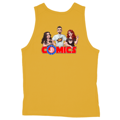 Soft Style Unisex Tank Top - Athletic Gold - back