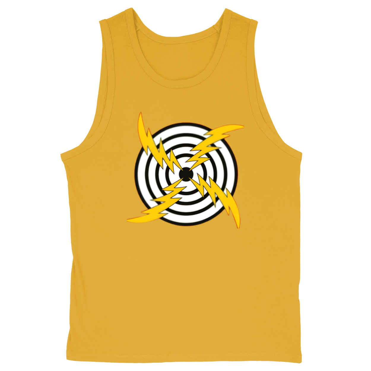 Soft Style Unisex Tank Top - Athletic Gold - front