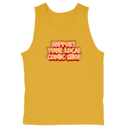 Soft Style Unisex Tank Top - Athletic Gold - front