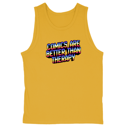 Soft Style Unisex Tank Top - Athletic Gold - front