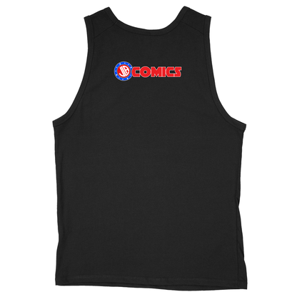 Soft Style Unisex Tank Top - Black - back