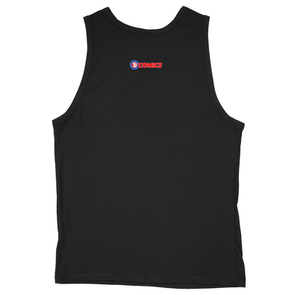Soft Style Unisex Tank Top - Black - back