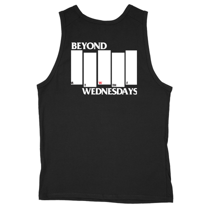 Soft Style Unisex Tank Top - Black - back
