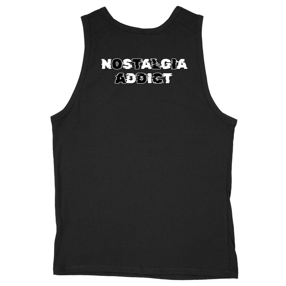 Soft Style Unisex Tank Top - Black - back