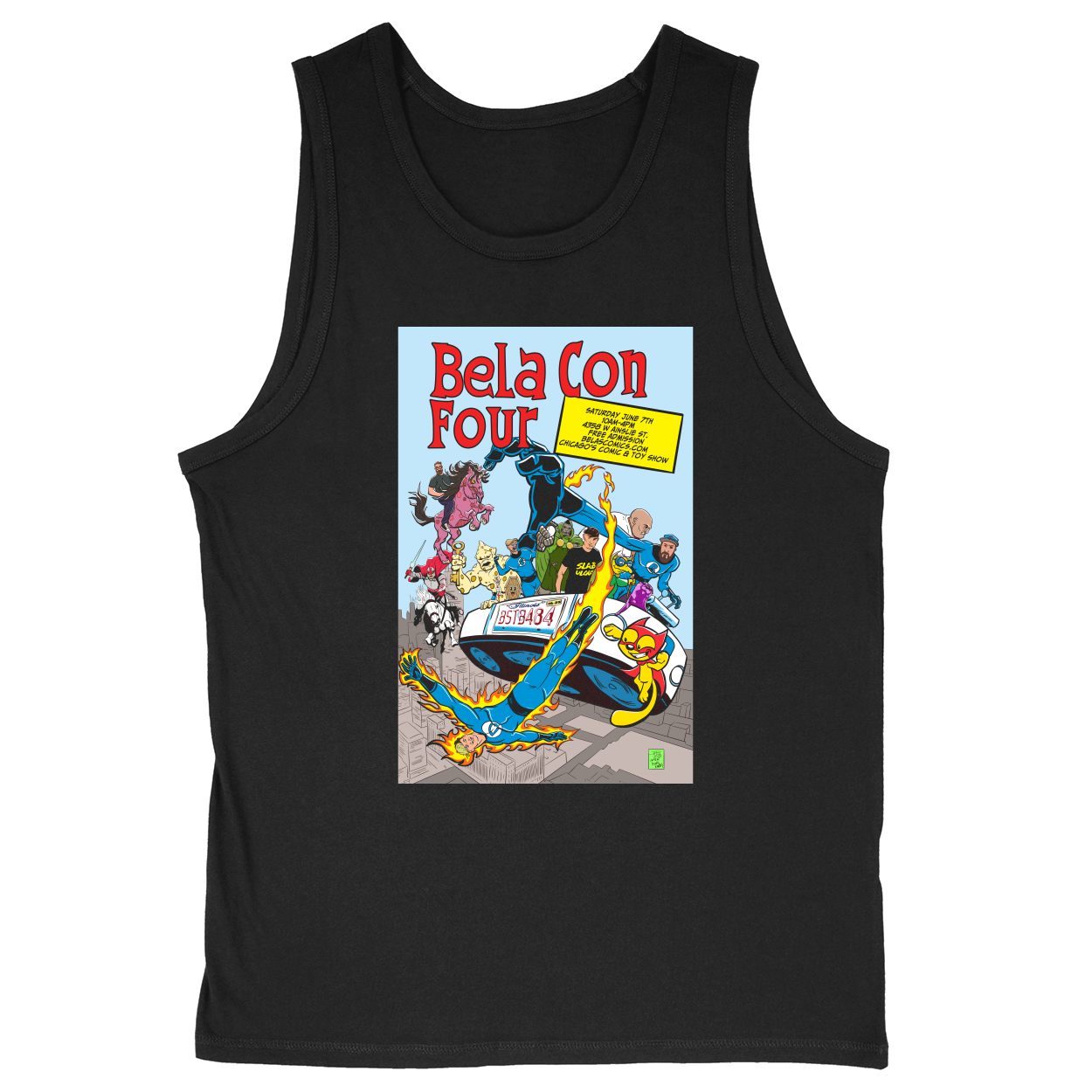 Soft Style Unisex Tank Top - Black - front***Black|||Soft Style Unisex Tank Top