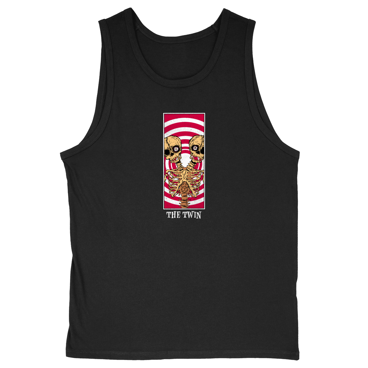 Soft Style Unisex Tank Top - Black - front