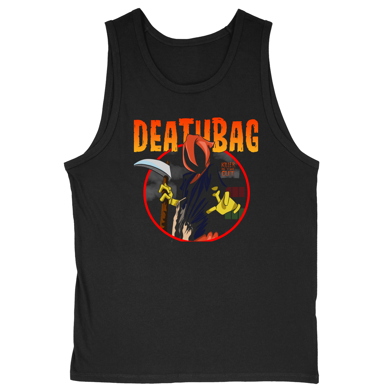 Soft Style Unisex Tank Top - Black - front