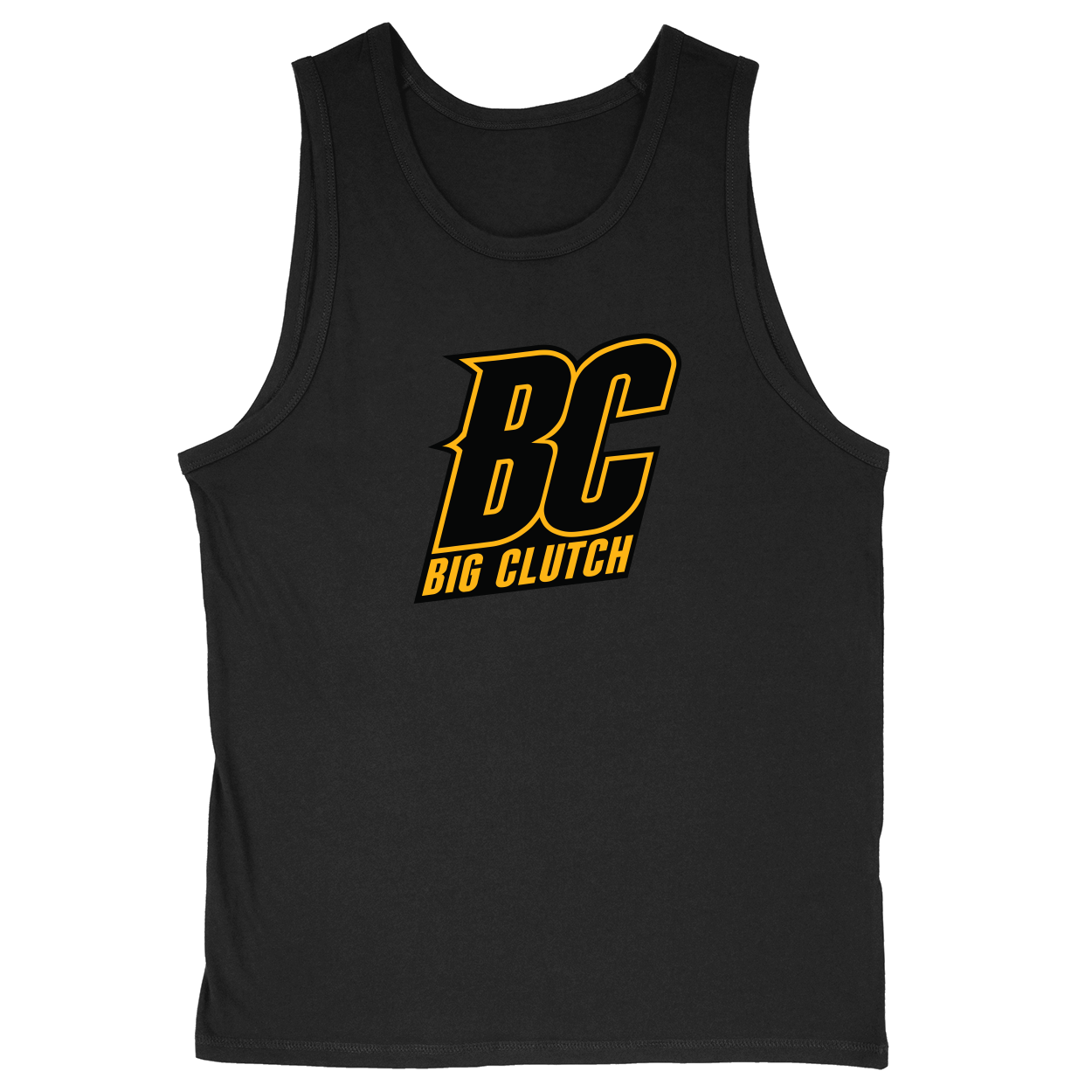 Soft Style Unisex Tank Top - Black - front