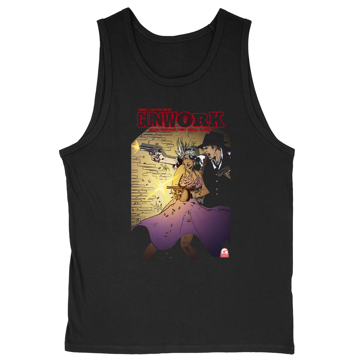 Soft Style Unisex Tank Top - Black - front