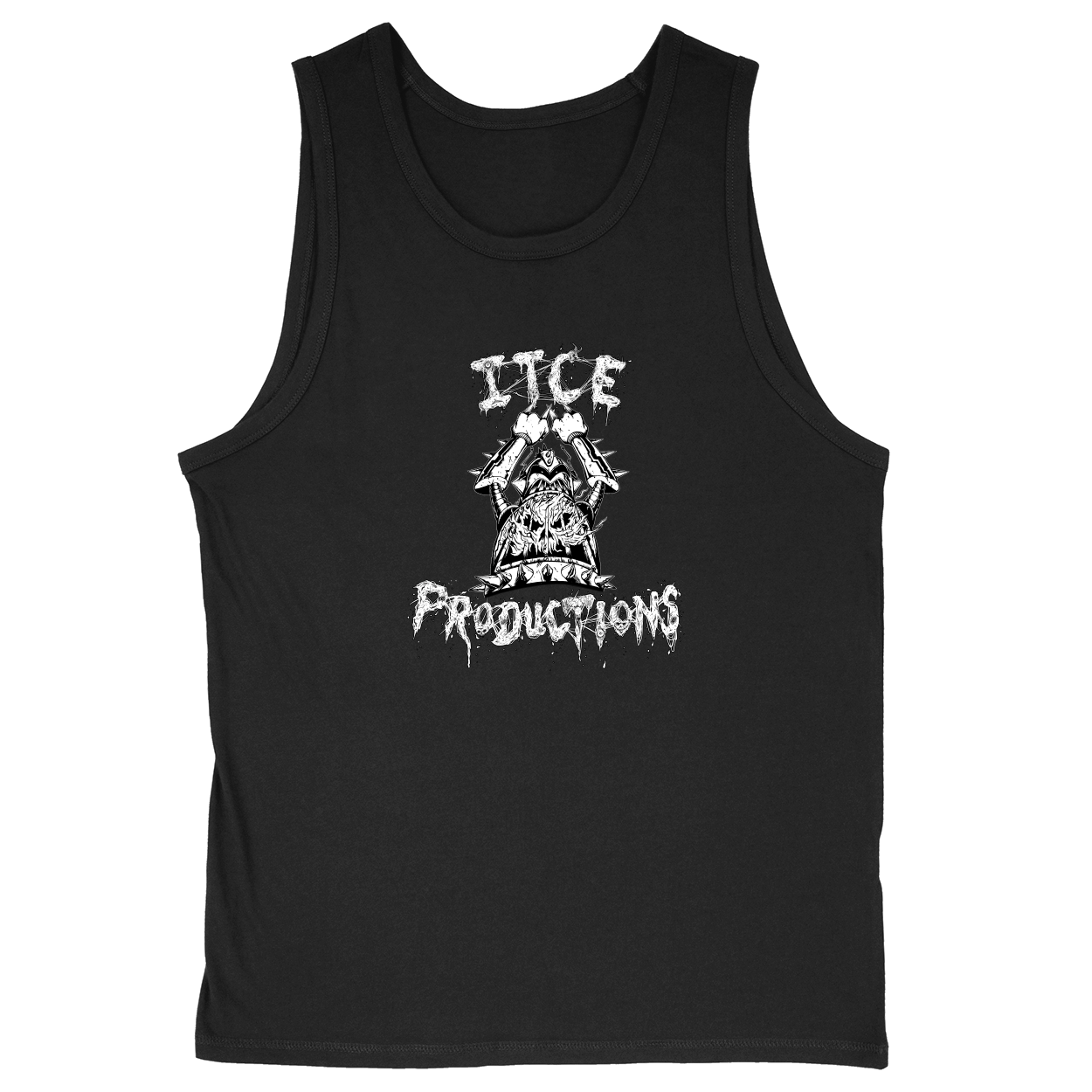 Soft Style Unisex Tank Top - Black - front***Black|||Soft Style Unisex Tank Top