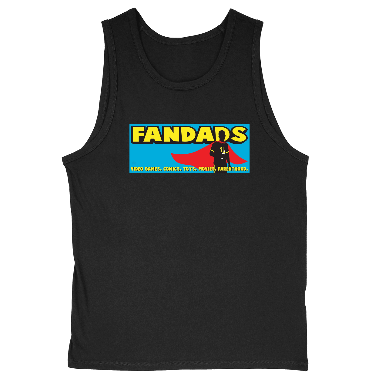 Soft Style Unisex Tank Top - Black - front