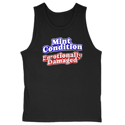 Soft Style Unisex Tank Top - Black - front