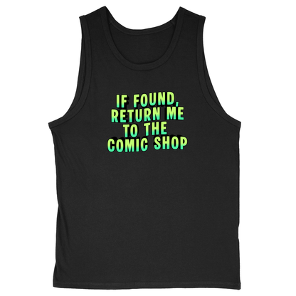 Soft Style Unisex Tank Top - Black - front