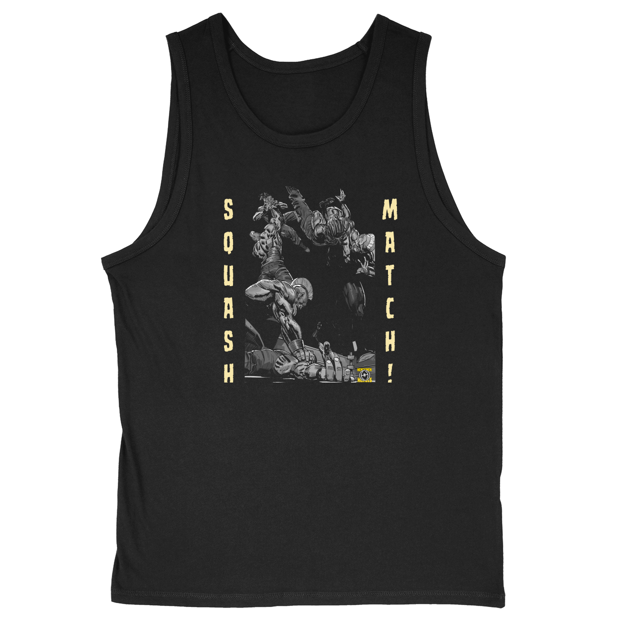 Soft Style Unisex Tank Top - Black - front***Black|||Soft Style Unisex Tank Top