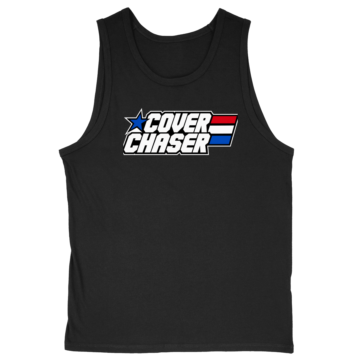Soft Style Unisex Tank Top - Black - front