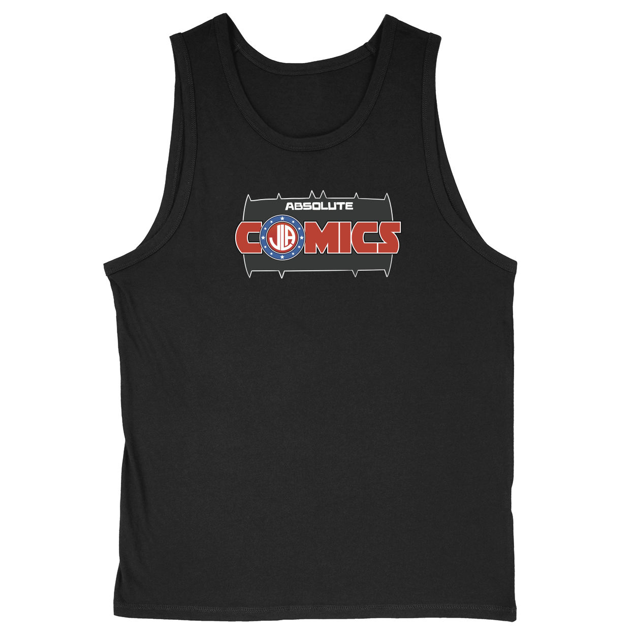 Soft Style Unisex Tank Top - Black - front