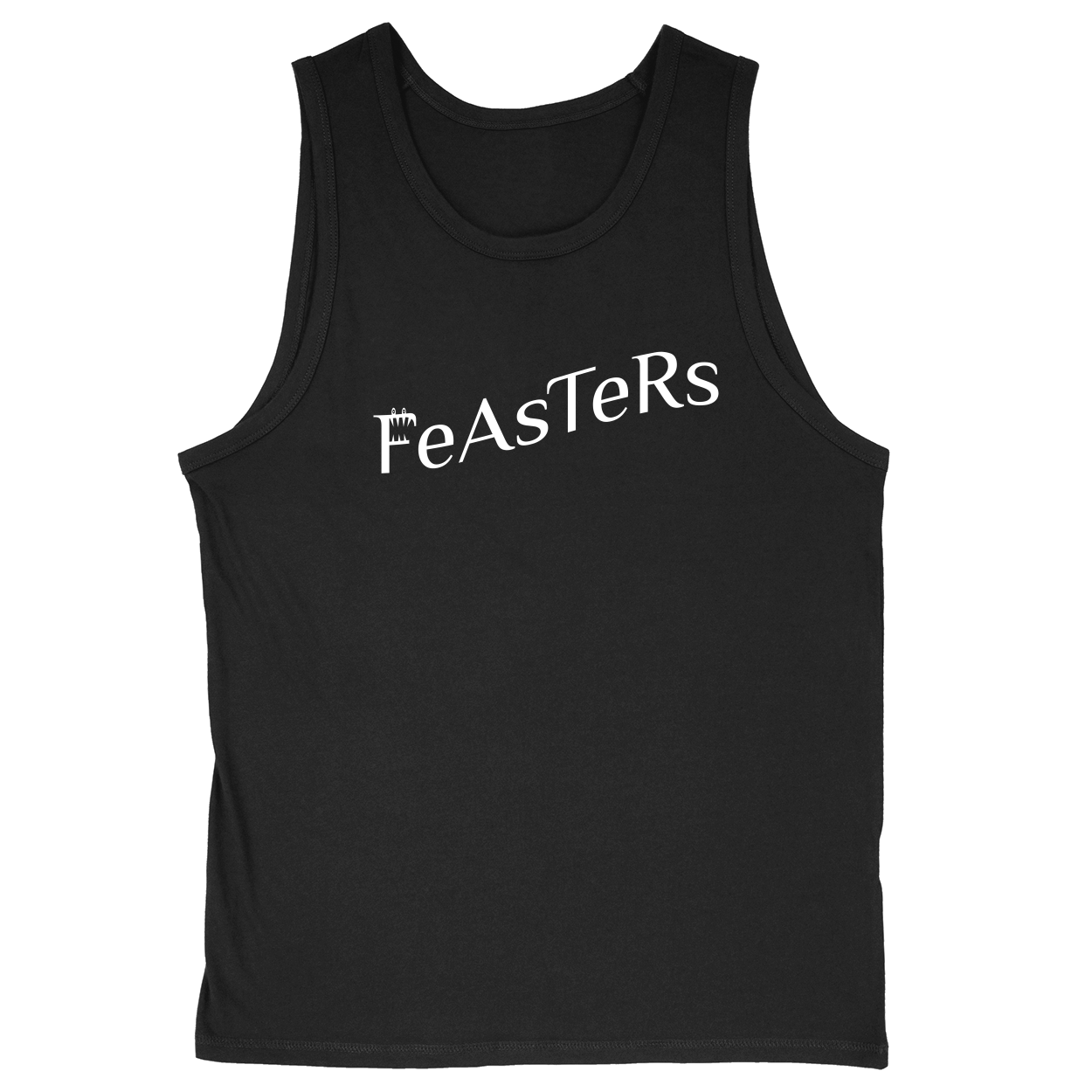 Soft Style Unisex Tank Top - Black - front***Black|||Soft Style Unisex Tank Top
