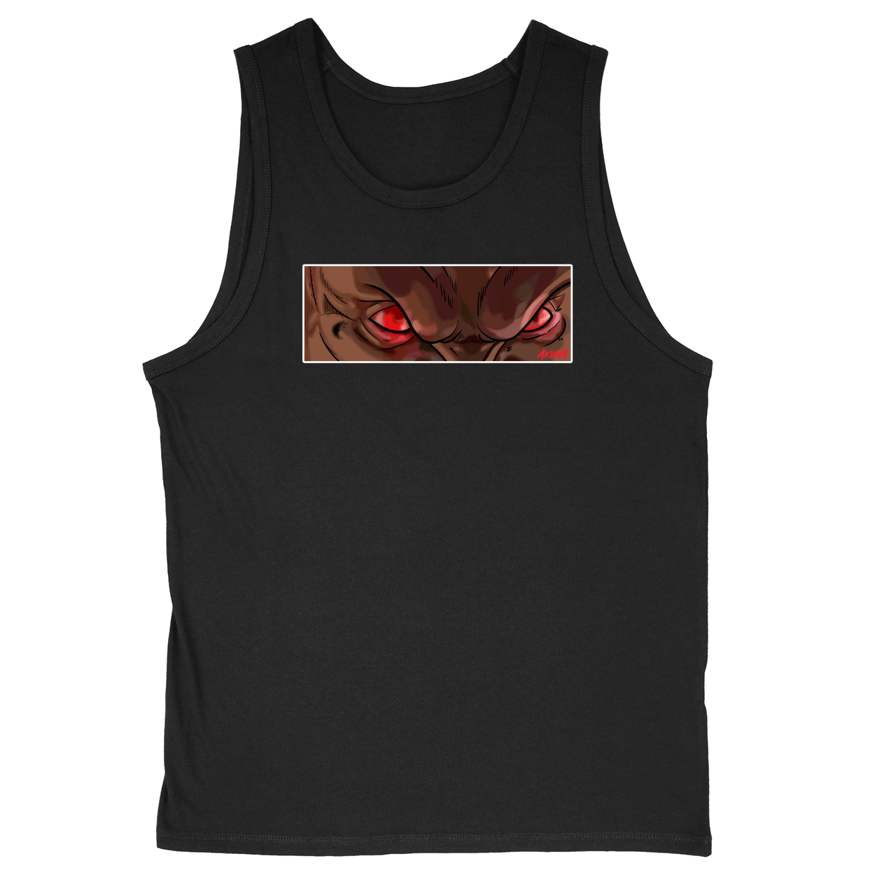 Soft Style Unisex Tank Top - Black - front***Black|||Soft Style Unisex Tank Top