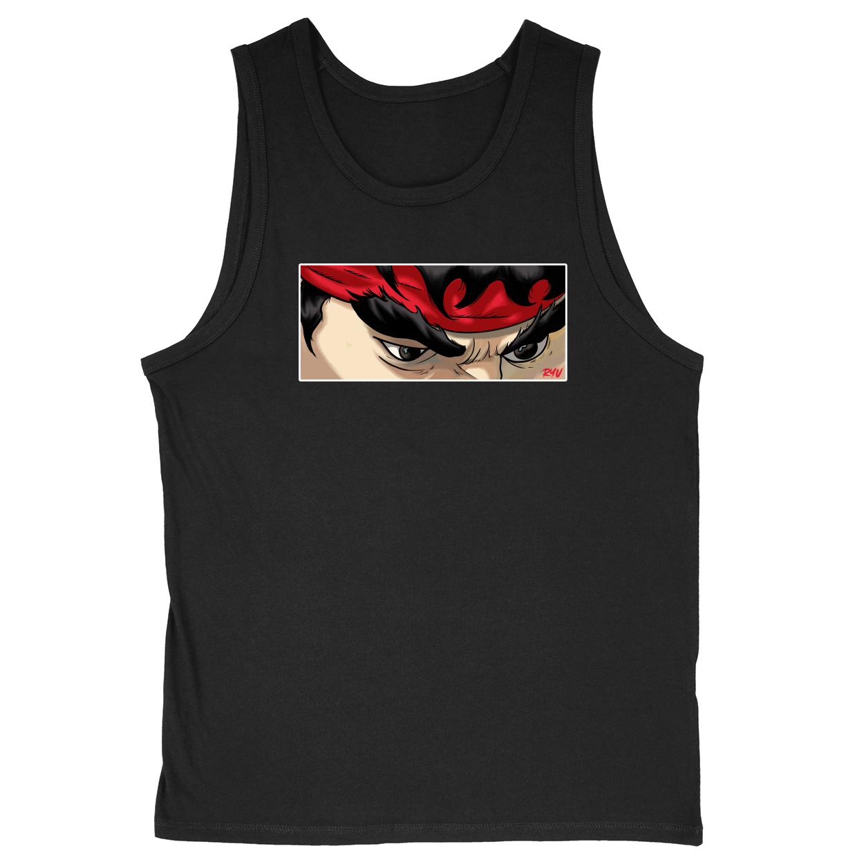 Soft Style Unisex Tank Top - Black - front***Black|||Soft Style Unisex Tank Top