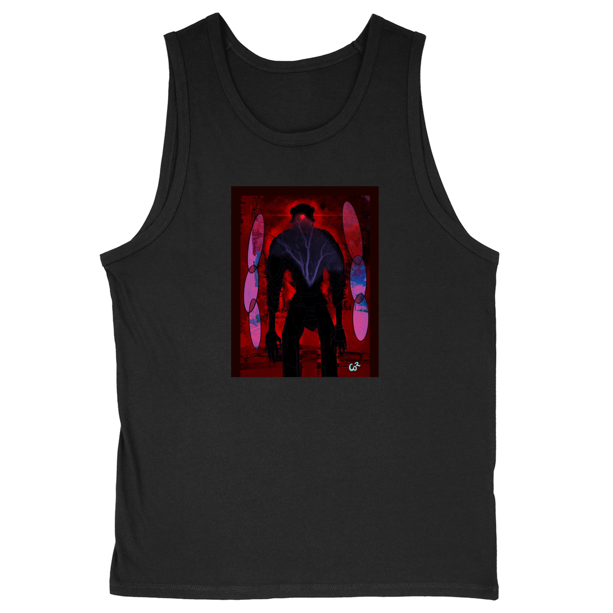 Soft Style Unisex Tank Top - Black - front
