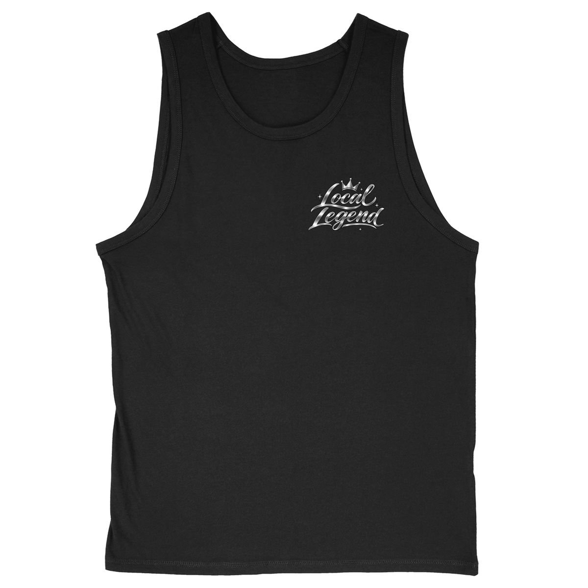 Soft Style Unisex Tank Top - Black - front***Black|||Soft Style Unisex Tank Top