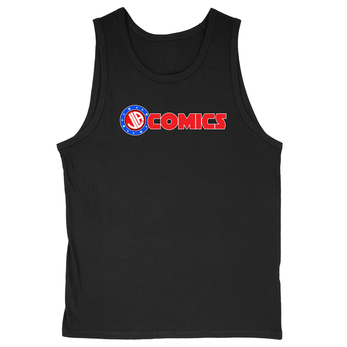 Soft Style Unisex Tank Top - Black - front