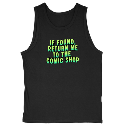 Soft Style Unisex Tank Top - Black - front