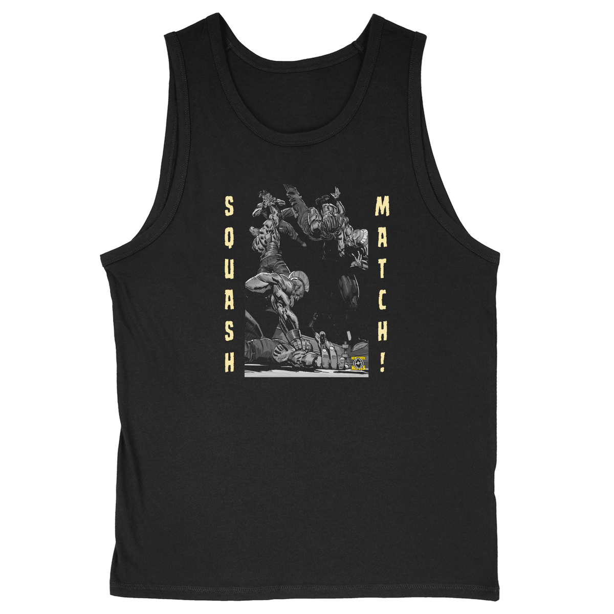 Soft Style Unisex Tank Top - Black - front
