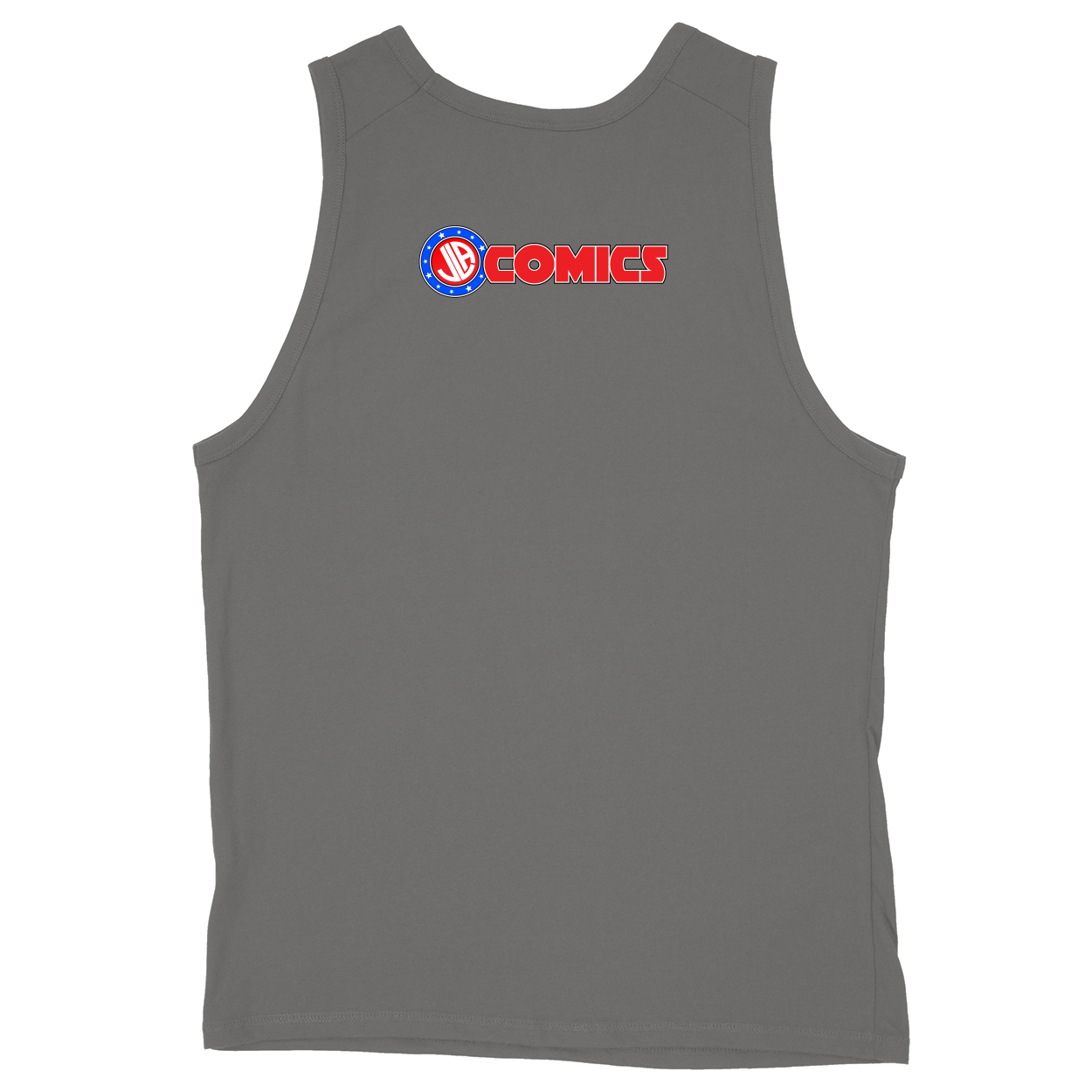 Soft Style Unisex Tank Top - Charcoal - back