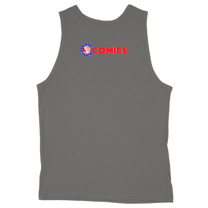 Soft Style Unisex Tank Top - Charcoal - back