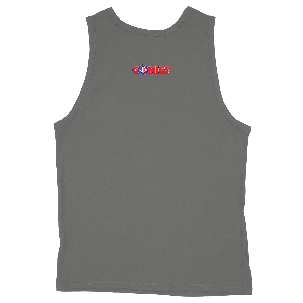 Soft Style Unisex Tank Top - Charcoal - back***Charcoal|||Soft Style Unisex Tank Top