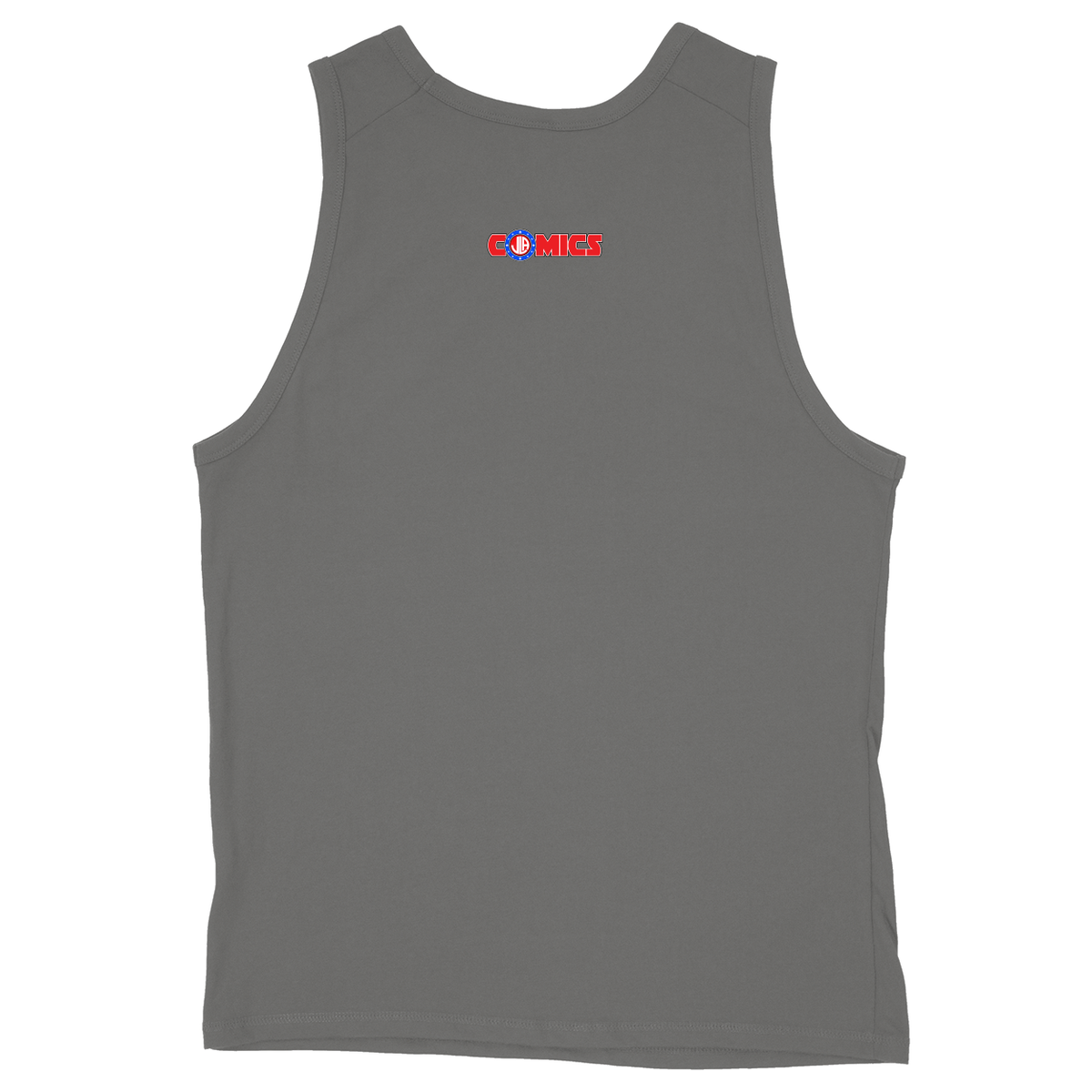 Soft Style Unisex Tank Top - Charcoal - back***Charcoal|||Soft Style Unisex Tank Top
