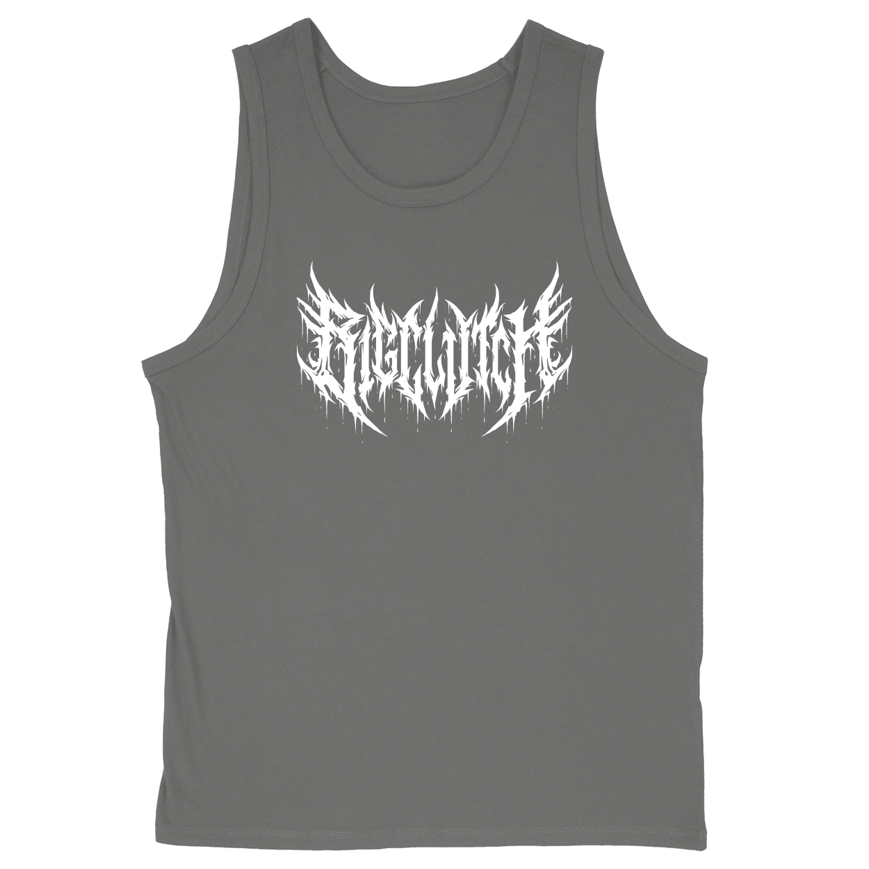 Soft Style Unisex Tank Top - Charcoal - front***Charcoal|||Soft Style Unisex Tank Top