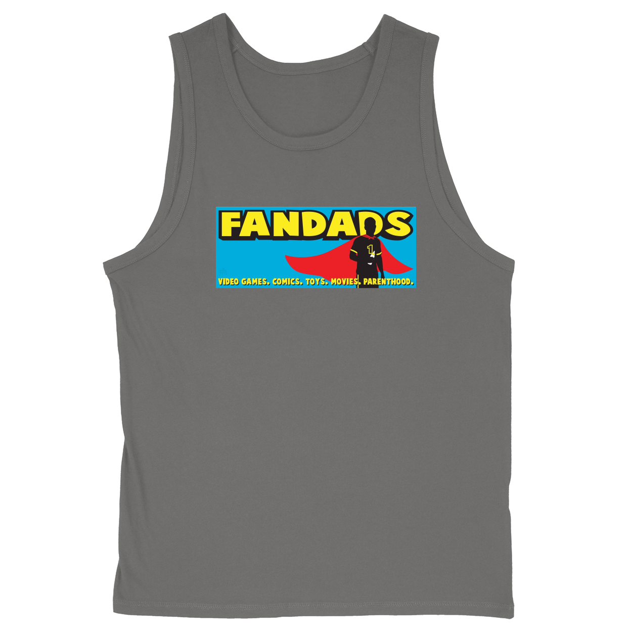 Soft Style Unisex Tank Top - Charcoal - front