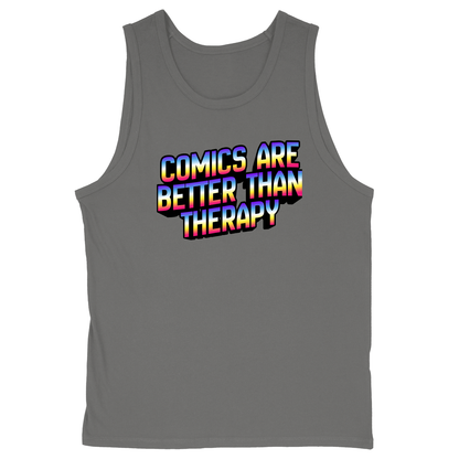 Soft Style Unisex Tank Top - Charcoal - front