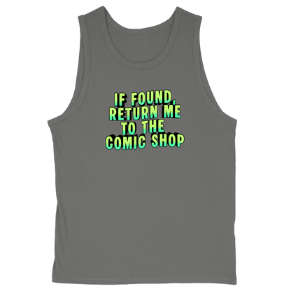 Soft Style Unisex Tank Top - Charcoal - front
