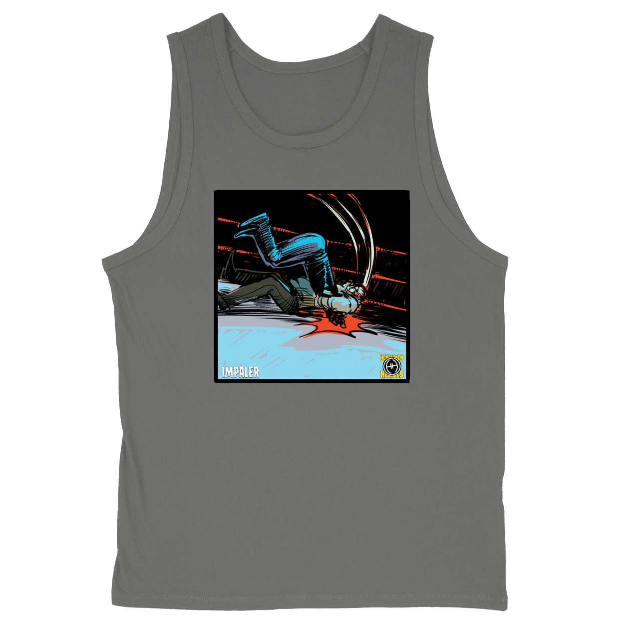 Soft Style Unisex Tank Top - Charcoal - front