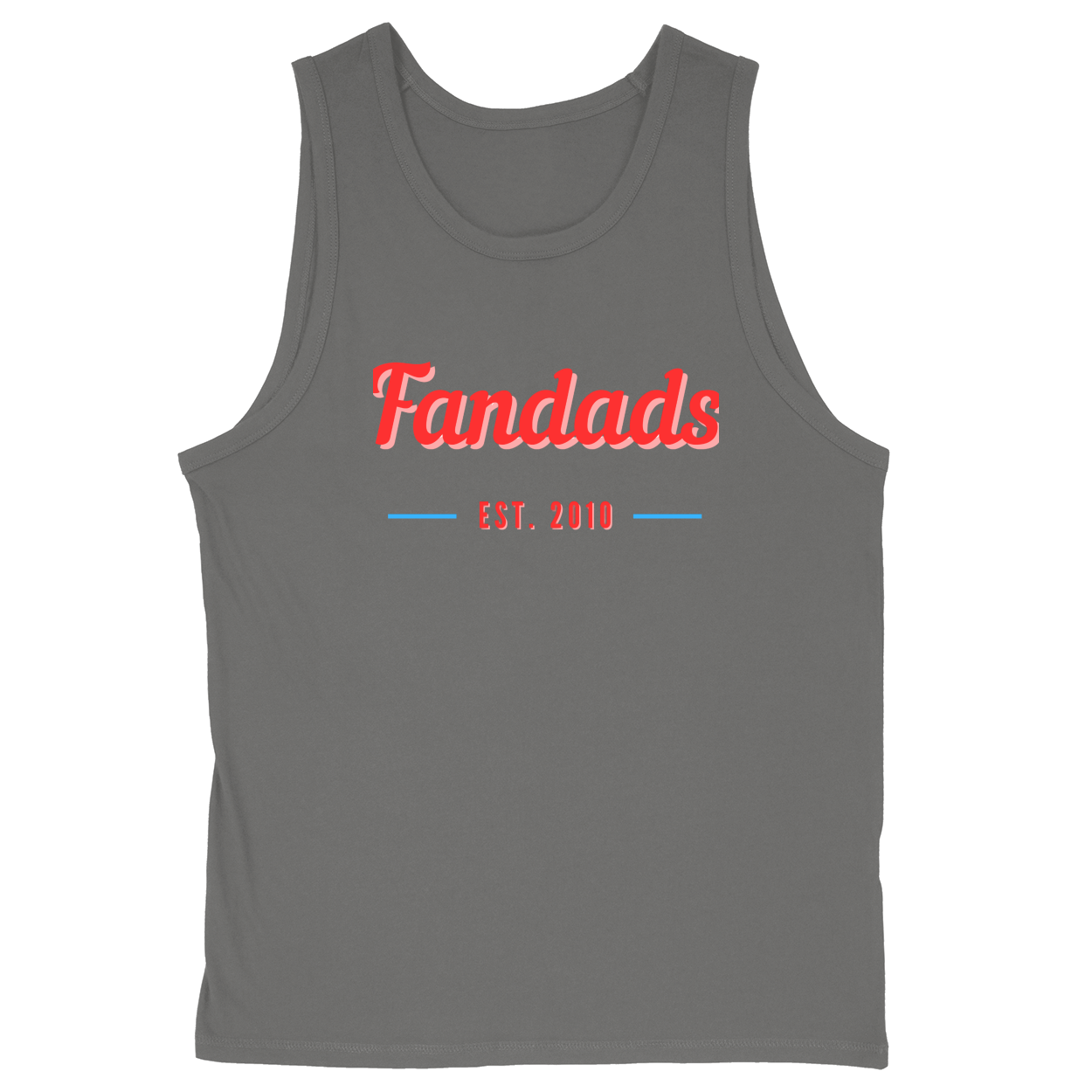 Soft Style Unisex Tank Top - Charcoal - front***Charcoal|||Soft Style Unisex Tank Top