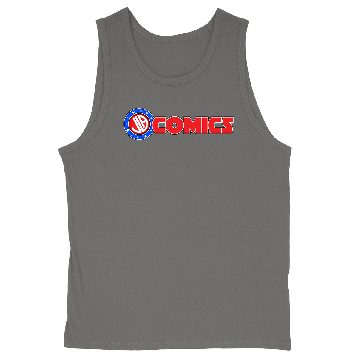 Soft Style Unisex Tank Top - Charcoal - front