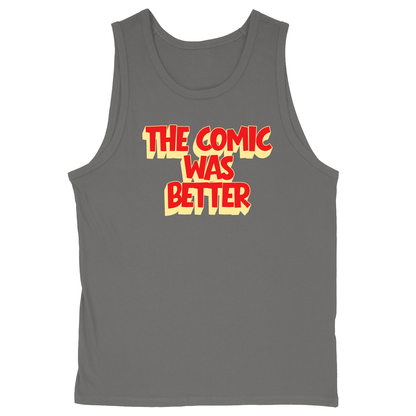Soft Style Unisex Tank Top - Charcoal - front