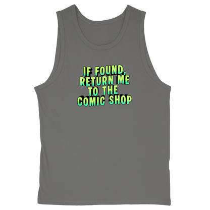 Soft Style Unisex Tank Top - Charcoal - front