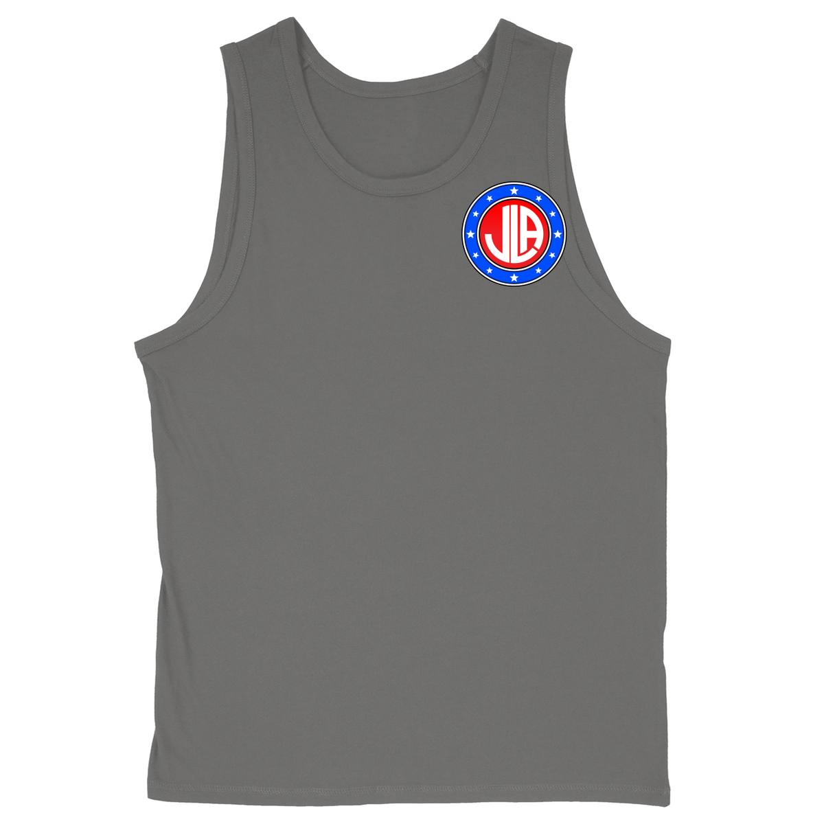 Soft Style Unisex Tank Top - Charcoal - front***Charcoal|||Soft Style Unisex Tank Top